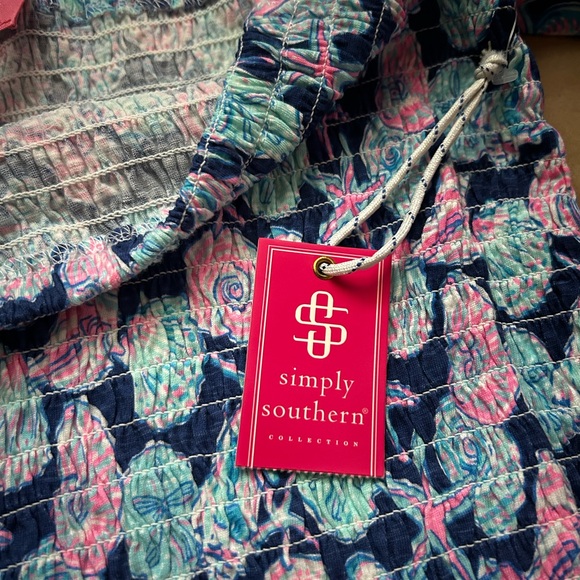 Simply Southern Pink and Blue Patterned Blouse Set - Picture 11 of 11